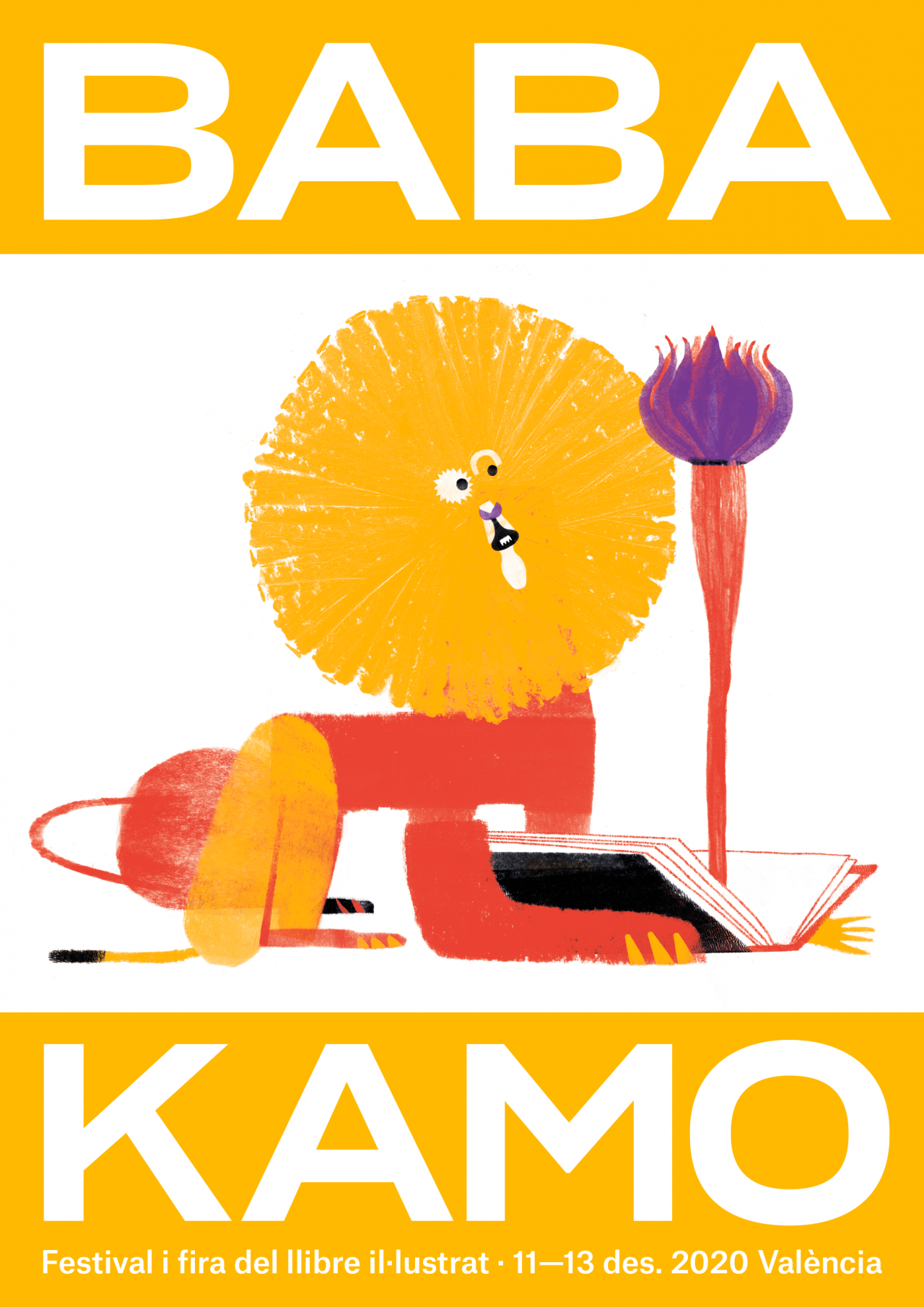 Un lleó lector per a un món que necessita somiar: Baba Kamo torna a València amb un cartell de Maguma